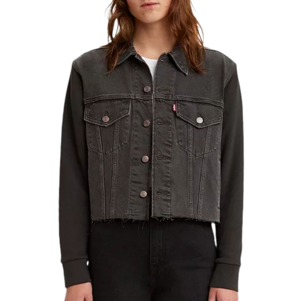 Levi's Juniors' Ex-Boyfriend Cotton Trucker Jacket Size Small